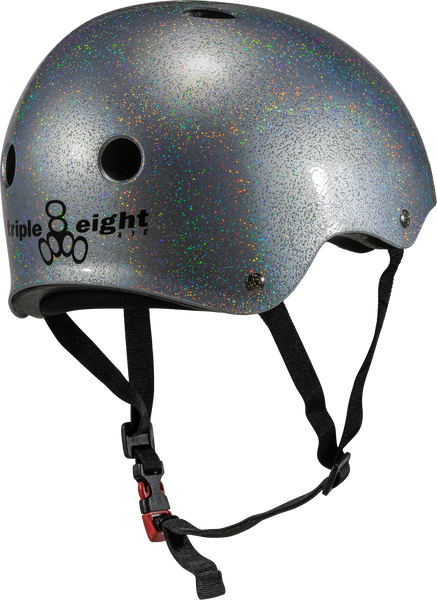 THE Certified Sweatsaver Helmet - Silver Glitter – Triple 8