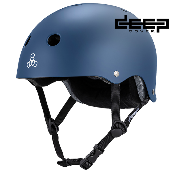 THE DEEP COVER Helmet - Navy Matte – Triple 8