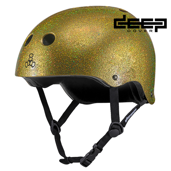 Triple 8 Deep Cover Helmet for Skateboarding Inline Roller Skating BMX & Bike