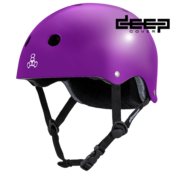 Triple 8 Deep Cover Helmet for Skateboarding Inline Roller Skating BMX & Bike