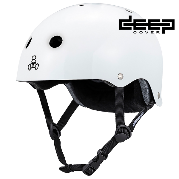 Triple 8 Deep Cover Helmet for Skateboarding Inline Roller Skating BMX & Bike