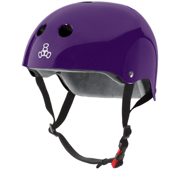THE Certified Sweatsaver Helmet Purple Glossy Triple 8