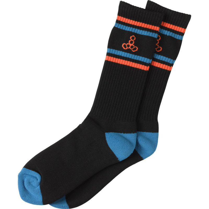 Icon Socks in Black/Orange