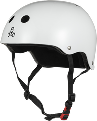 THE Certified Sweatsaver Helmet - White Glossy – Triple 8 THE Certified Sweatsaver Helmet - White Glossy – Triple 8