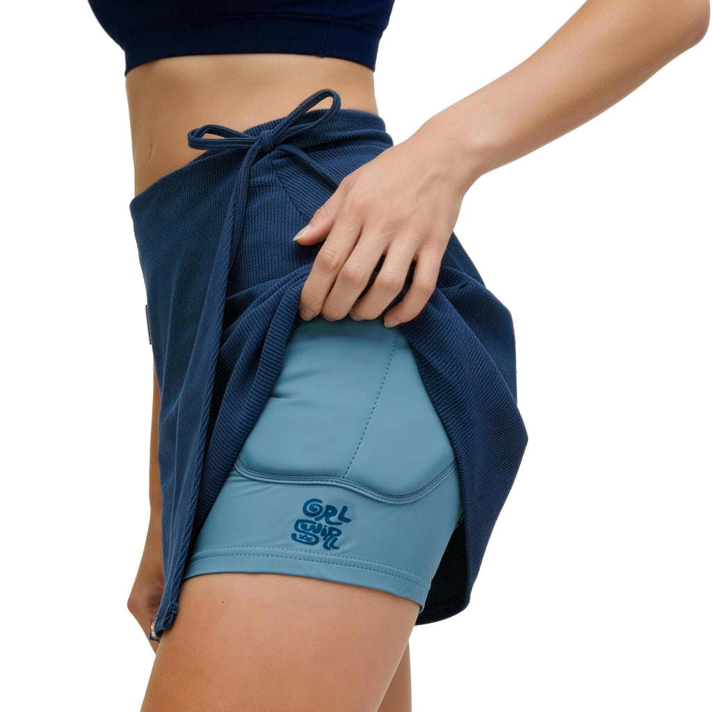 SKORTSAVER - GRLSWIRL SIGNATURE EDITION- Retro Blue-Gray