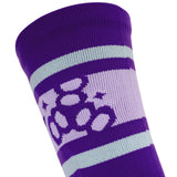 Sock Shinguards - Barbie Patin Signature Edition - Purple Stripe