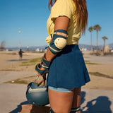 SKORTSAVER - GRLSWIRL SIGNATURE EDITION- Retro Blue-Gray