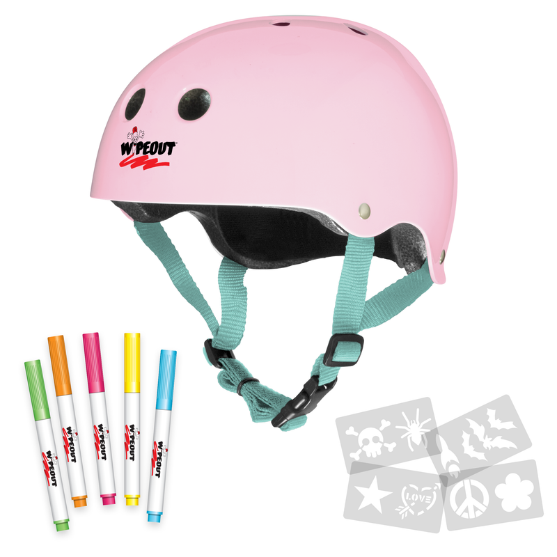 Wipeout™ Dry Erase Helmet in Cherry Blossom Pink