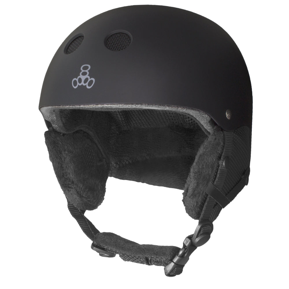 Audio Snow Helmet With Halo Liner - Black Matte – Triple 8